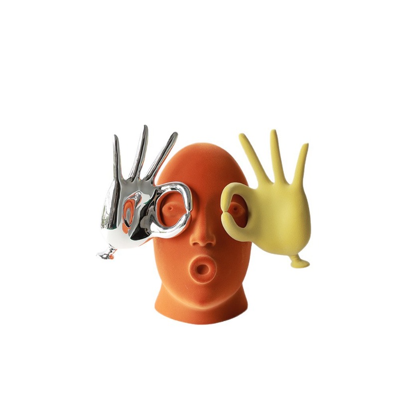 Ok Lighting Decor - Sculpture abstraite, décoration artistique pour la
