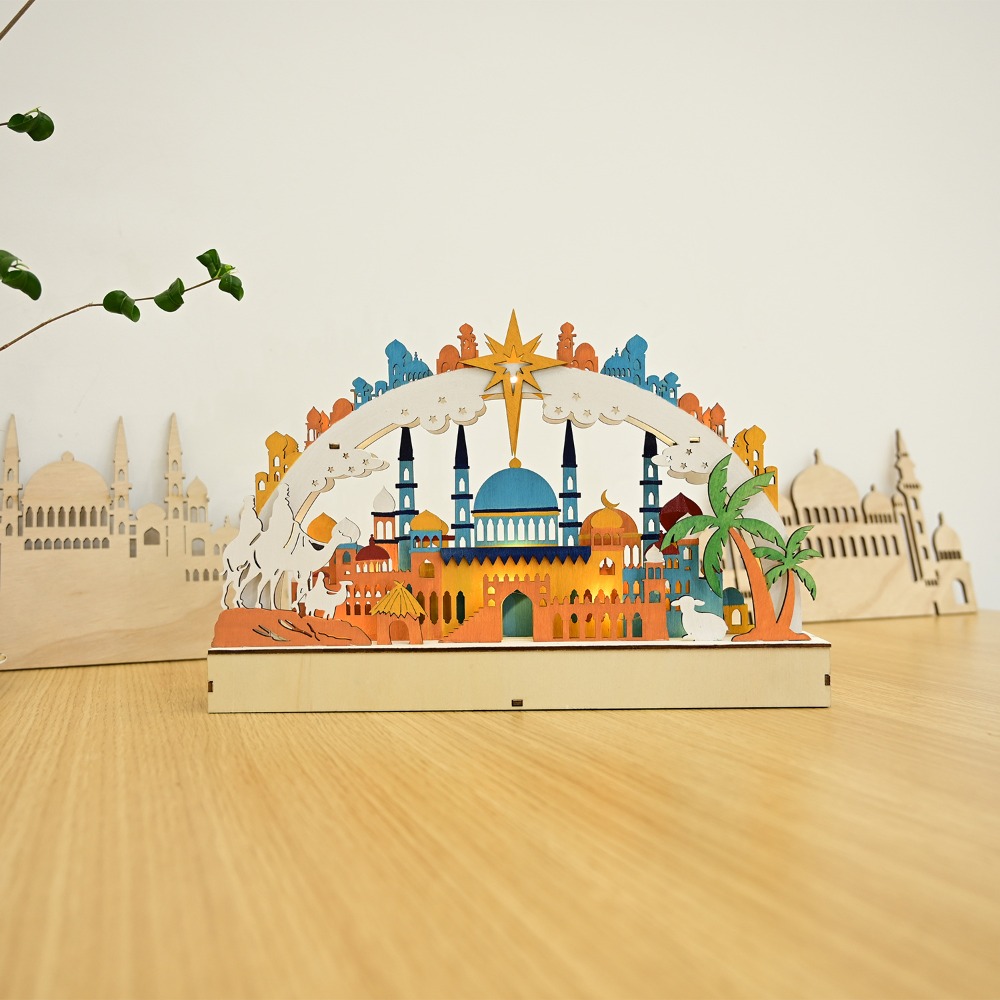 Lighting Decor Woodbridge - Nouvelle lampe LED en bois en