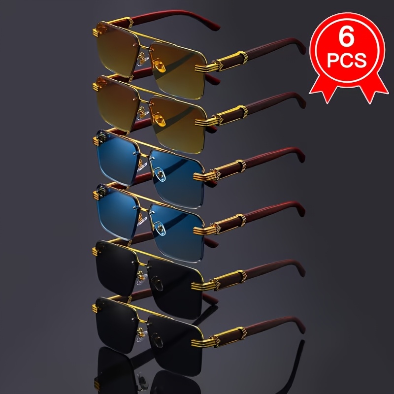 Lighting Decor Woodbridge - Lot de 6 lunettes vintage sans
