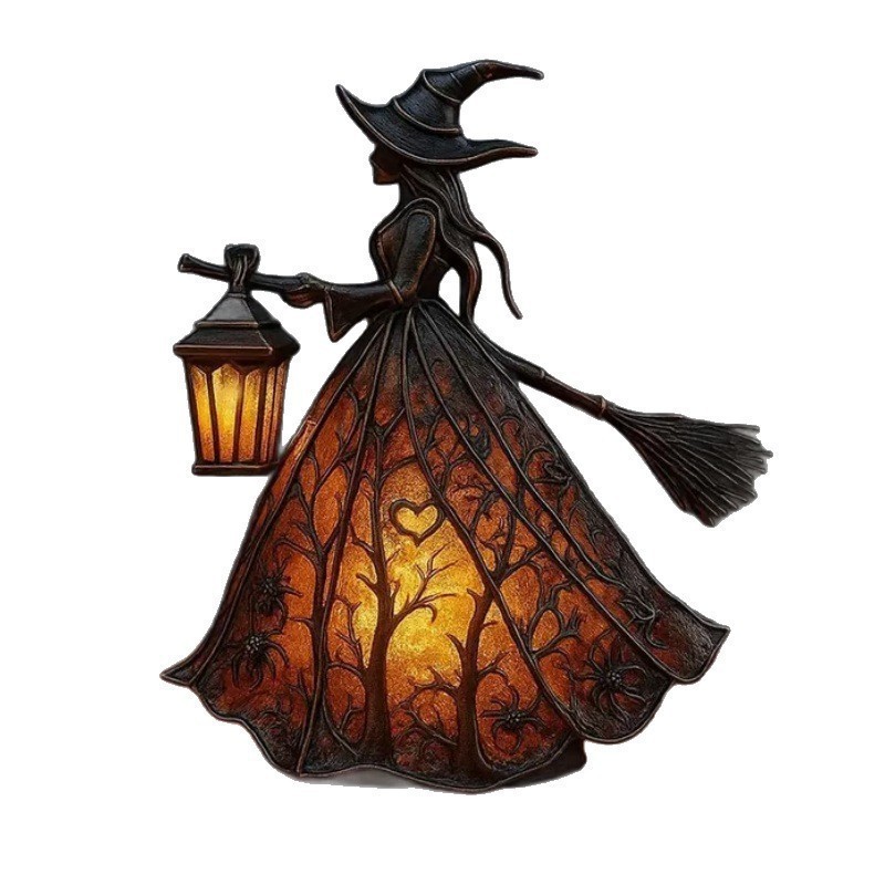 Lighting Table Decor - Lampe de table en résine Sorcière