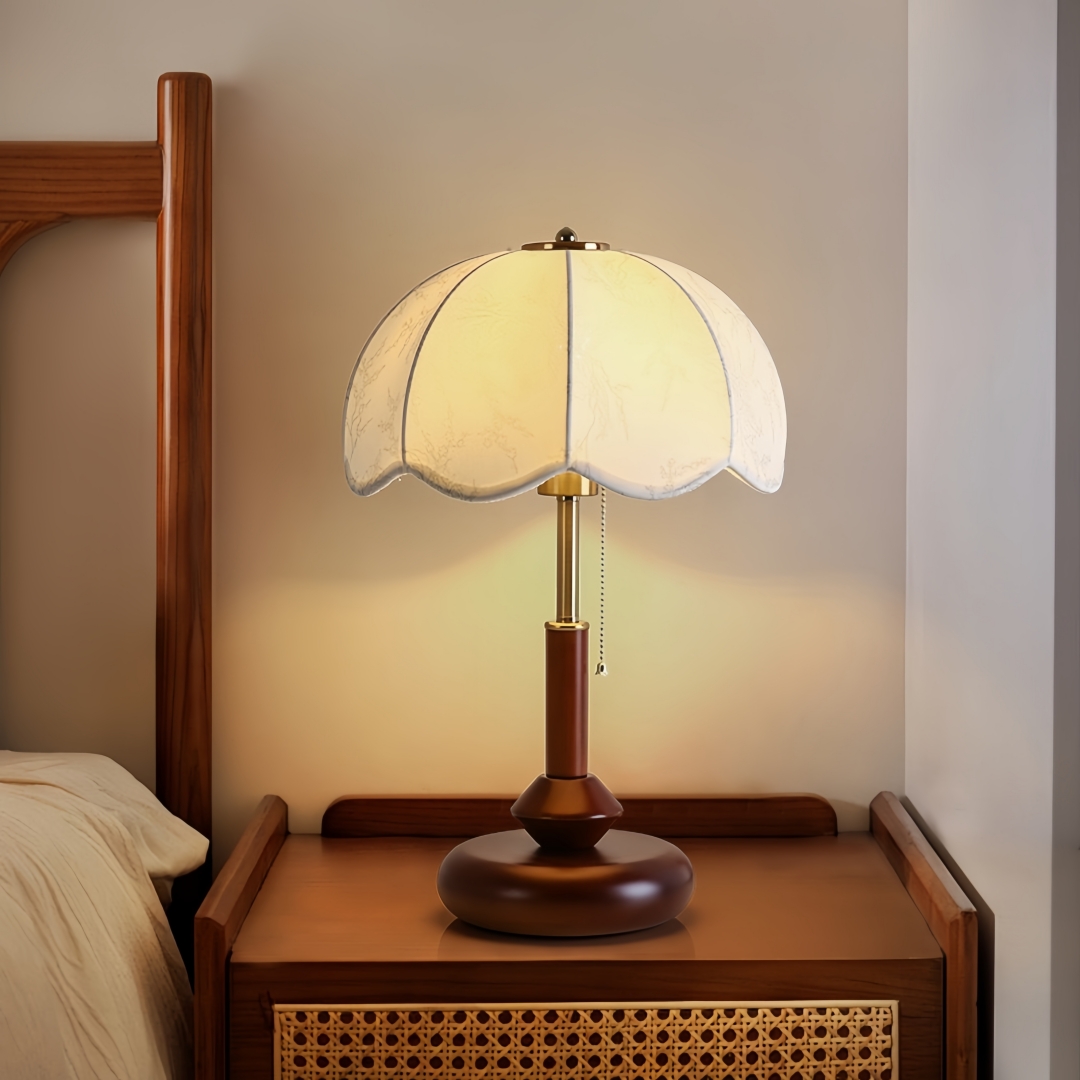 Lighting Decoration For Home - Lampe de table vintage à abat-jour