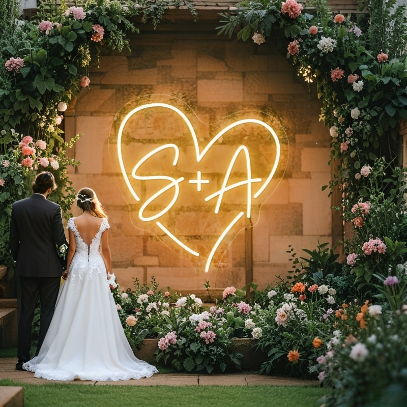 Lighting Decoration Wedding - Enseigne au néon LED en forme