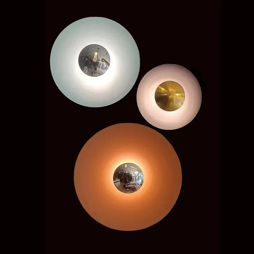 Foyer Lighting Wall Decor - Applique Murale LED Circulaire en Fer