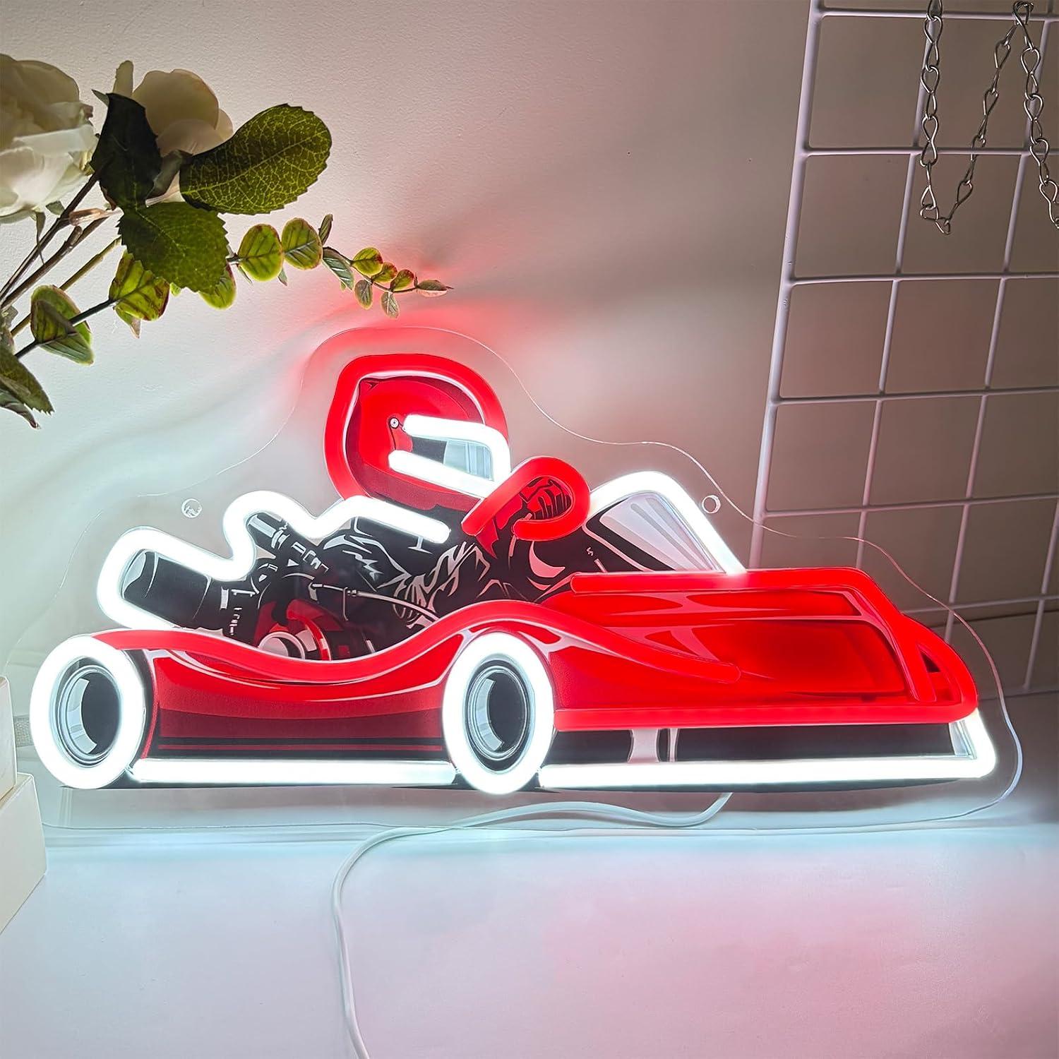 Decor Kart Lighting - Enseigne néon LED USB à intensité