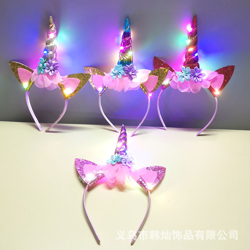 Nouveau serre-tête licorne lum - Unique Lighting Decor avis et prix