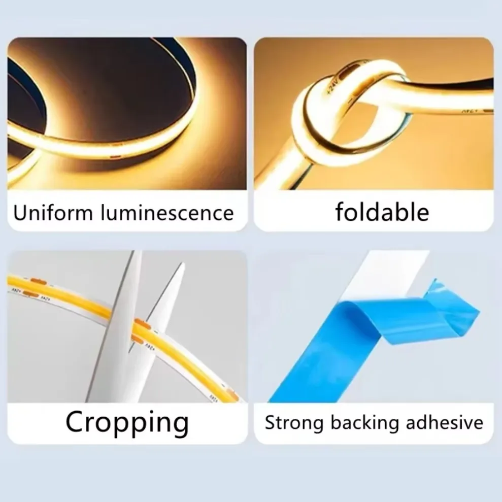 Bande lumineuse LED COB 8 mm,  - Lighting Decor And More avis et prix