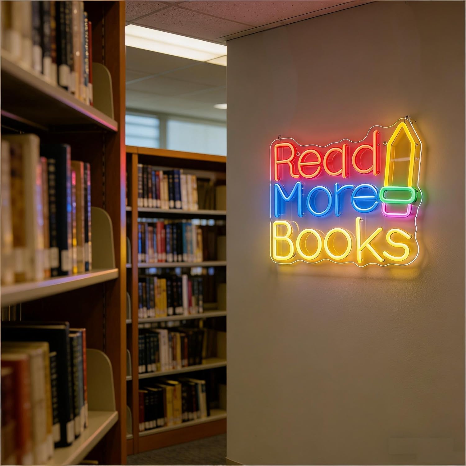 Lisez Plus de Livres - Panneau - Lighting Decor And More avis et prix