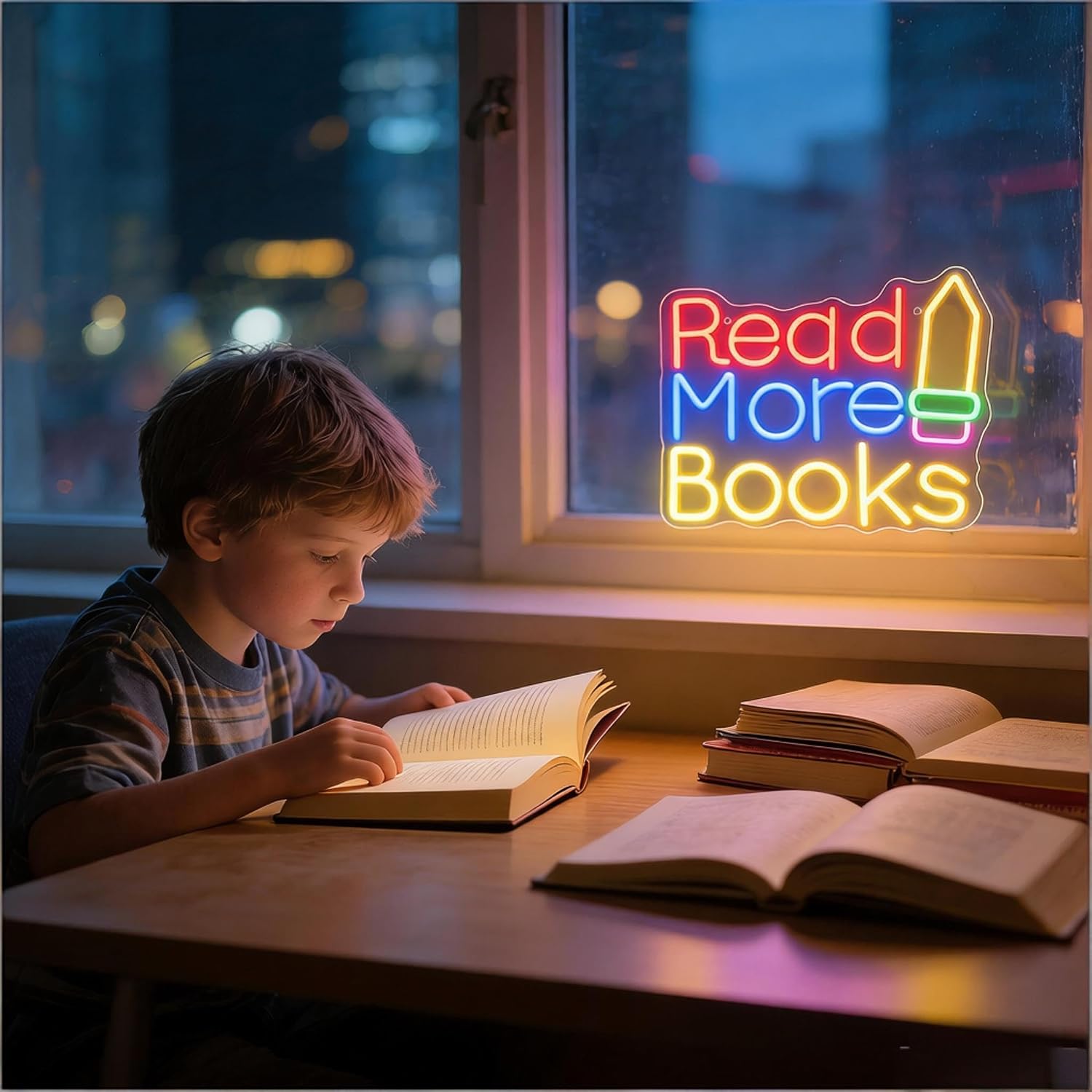 Lisez Plus de Livres - Panneau - Lighting Decor And More avis et prix