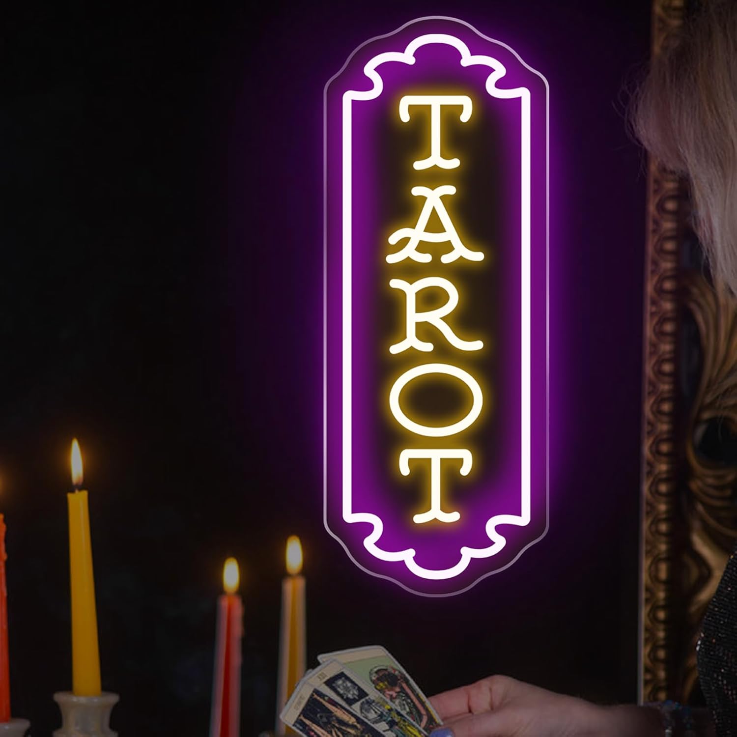 Enseigne néon Tarot alimentée  - Room Lighting Bedroom Decor avis et prix