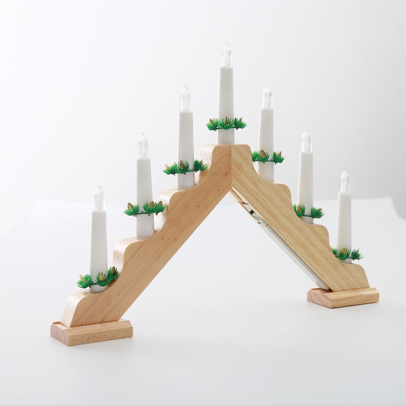 Bougie de noël en bois, arc lu - Lighting Decor Woodbridge avis et prix