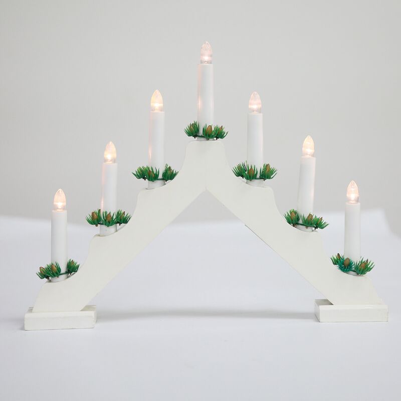 Bougie de noël en bois, arc lu - Lighting Decor Woodbridge avis et prix