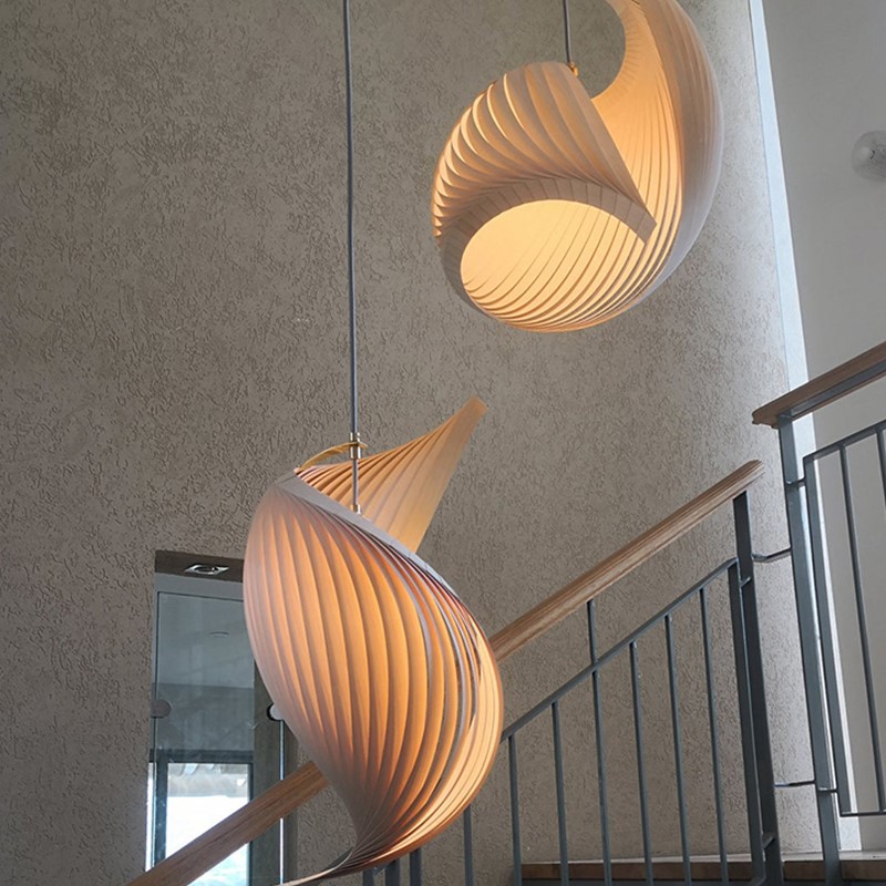 Lampes suspendues LED en bois  - Unique Lighting Decor avis et prix