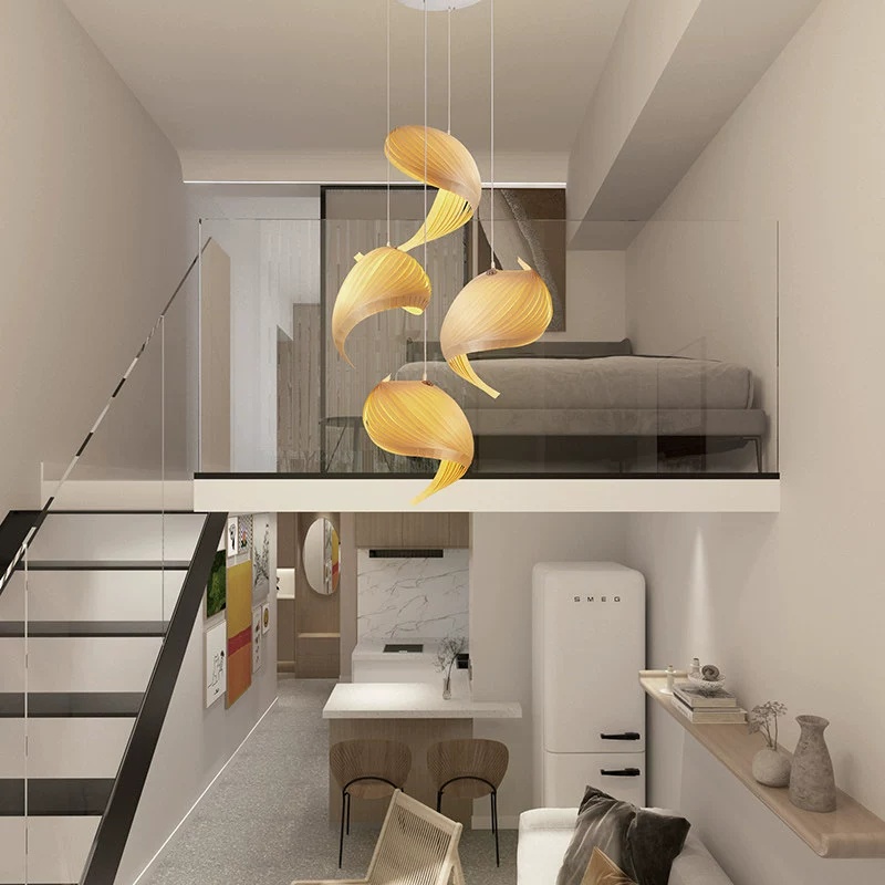 Lampes suspendues LED en bois  - Unique Lighting Decor avis et prix