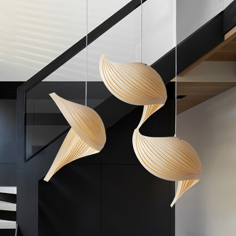 Lampes suspendues LED en bois  - Unique Lighting Decor avis et prix