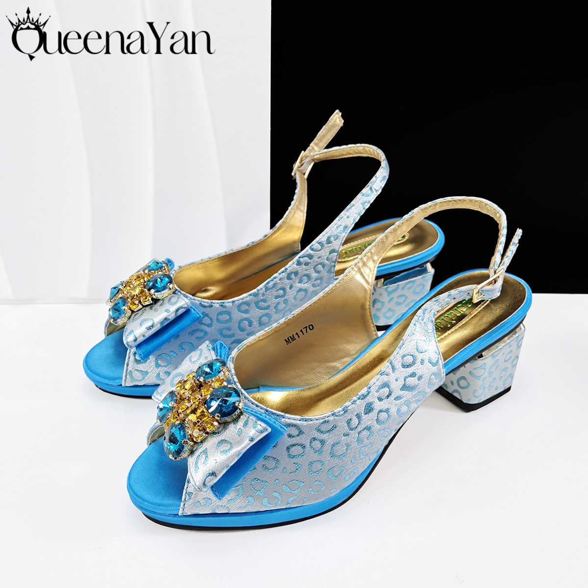 Queena Yan bleu clair élégant  - Lighting Decoration Wedding avis et prix