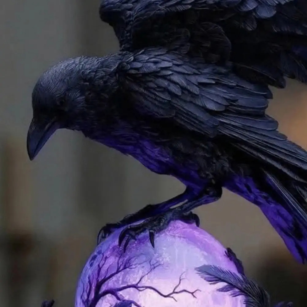 Lampe LED gothique corbeau, Sc - Unique Lighting Decor avis et prix