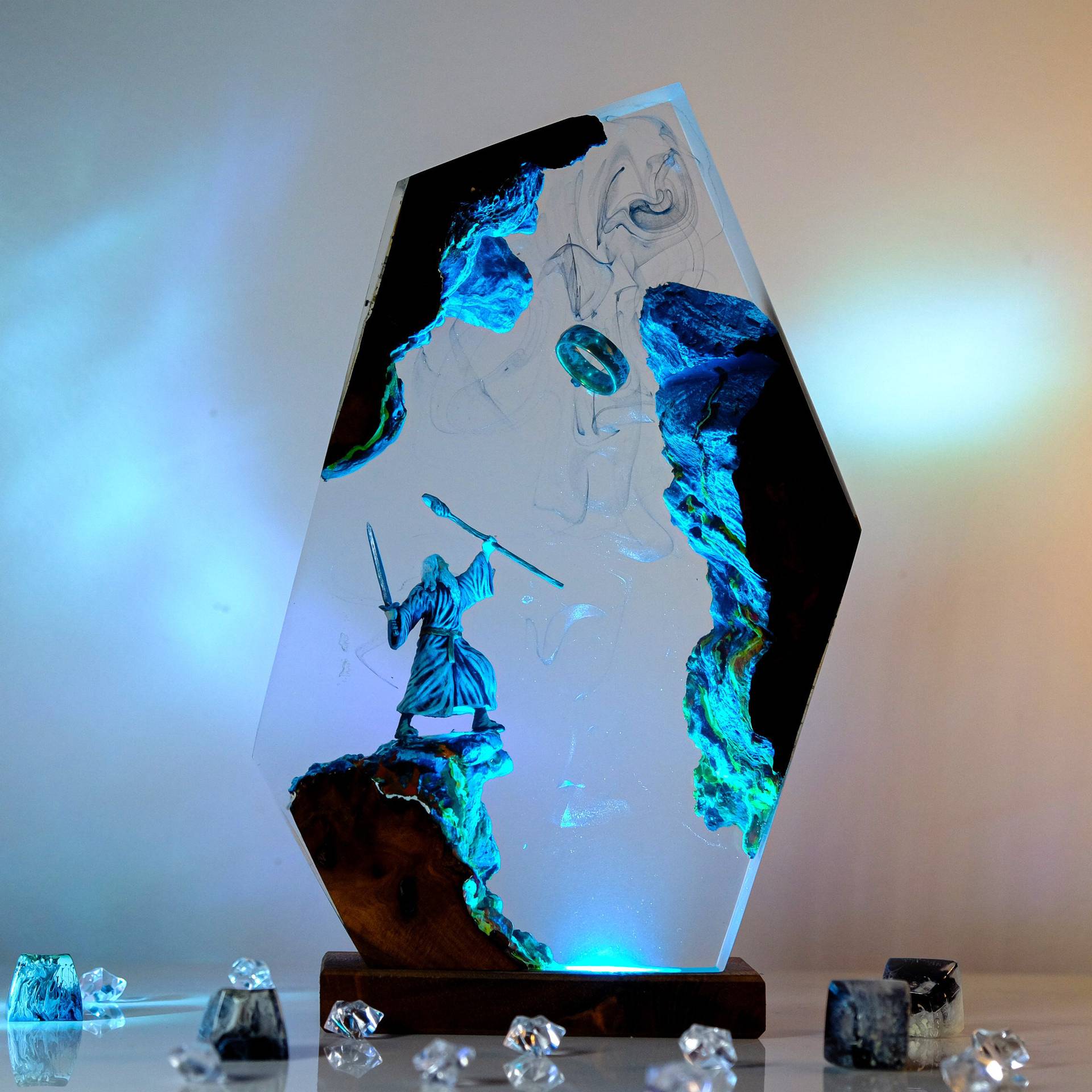 Lampe de table en résine Scène - Lighting Decoration Wedding avis et prix
