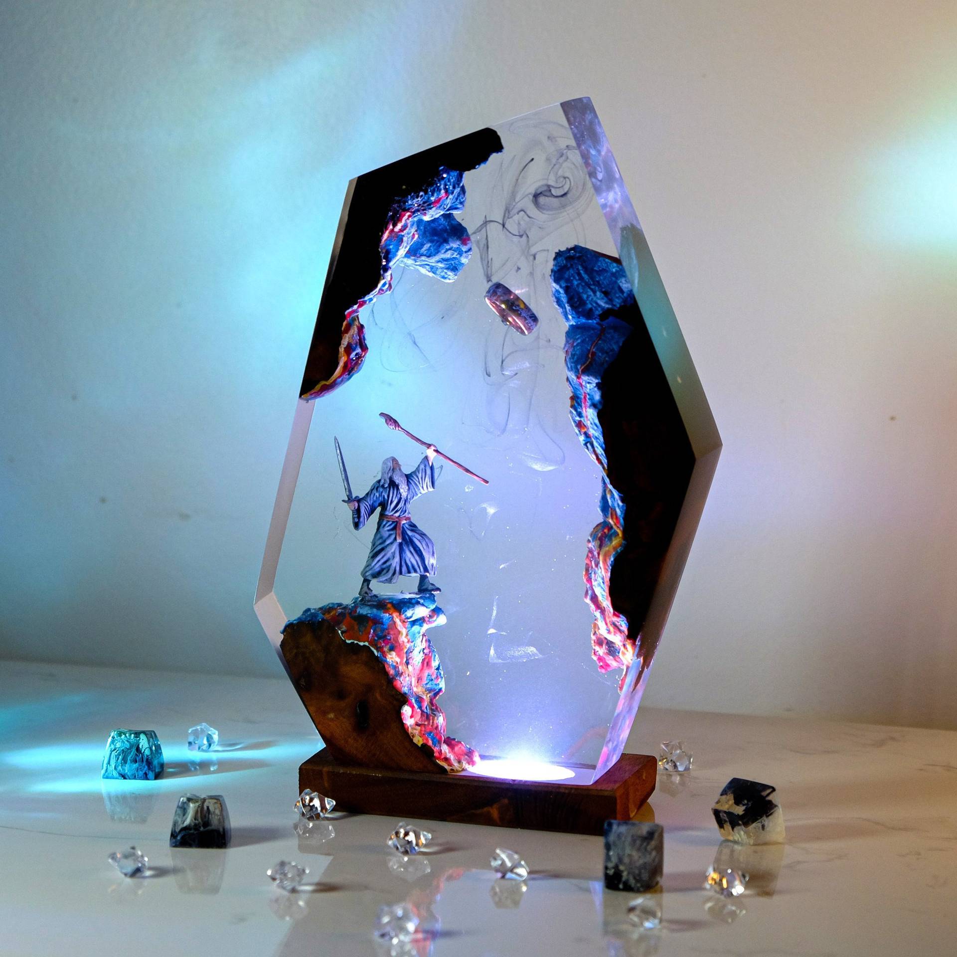 Lampe de table en résine Scène - Lighting Decoration Wedding avis et prix