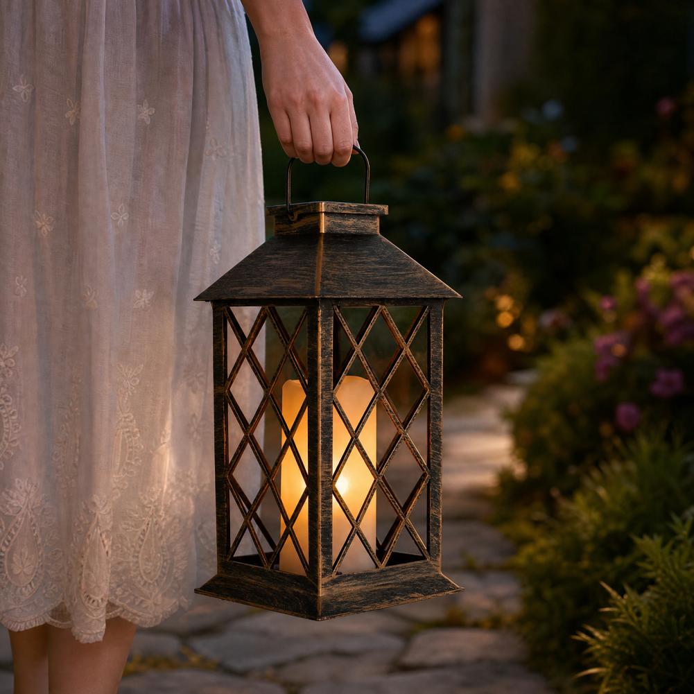 Lanterne solaire rétro, lanter - Yard Lighting Decor avis et prix
