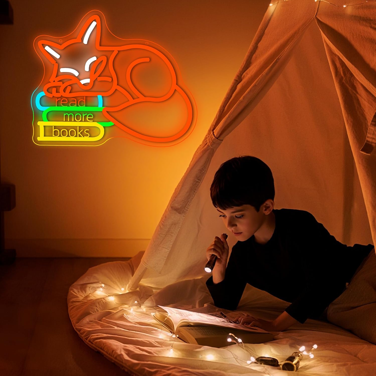 Lisez plus de livres, enseigne - Lighting Decor And More avis et prix