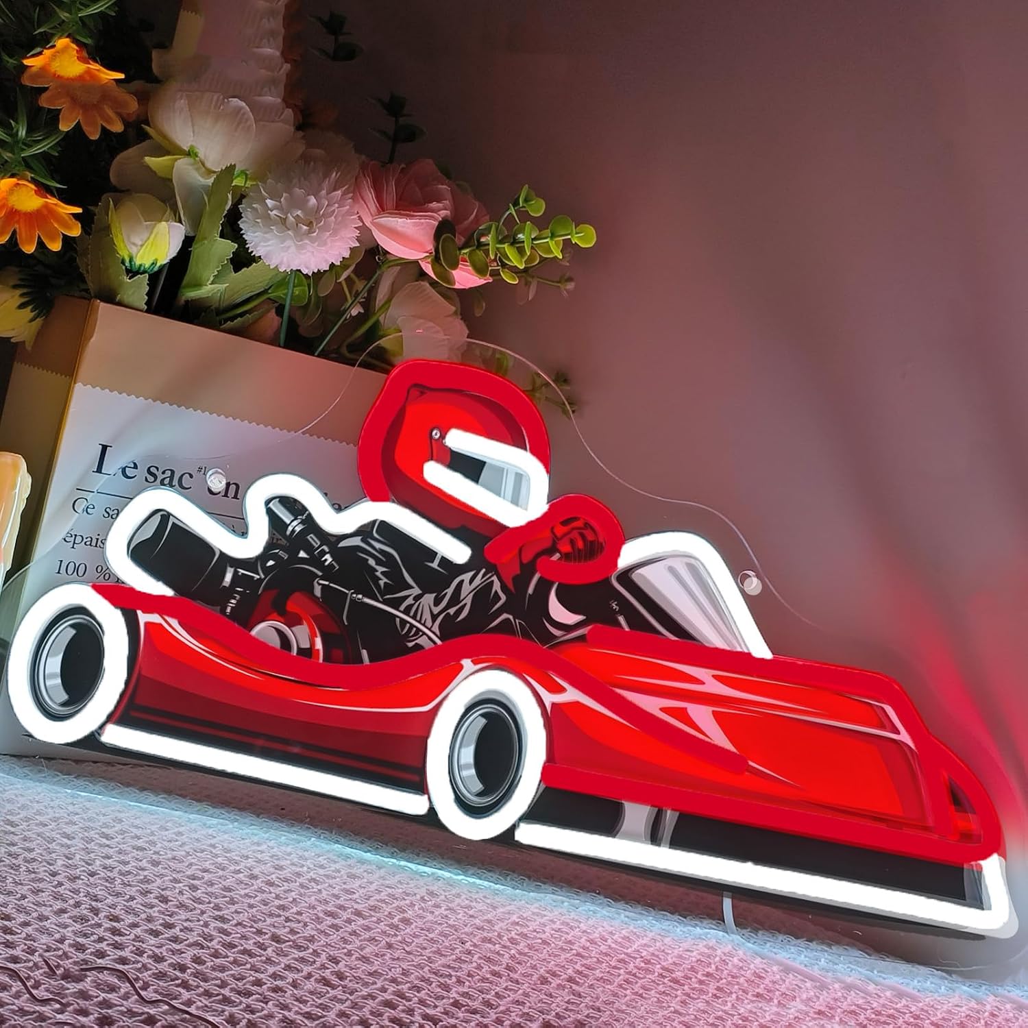 Panneau lumineux LED Go Kart R - Decor Kart Lighting avis et prix