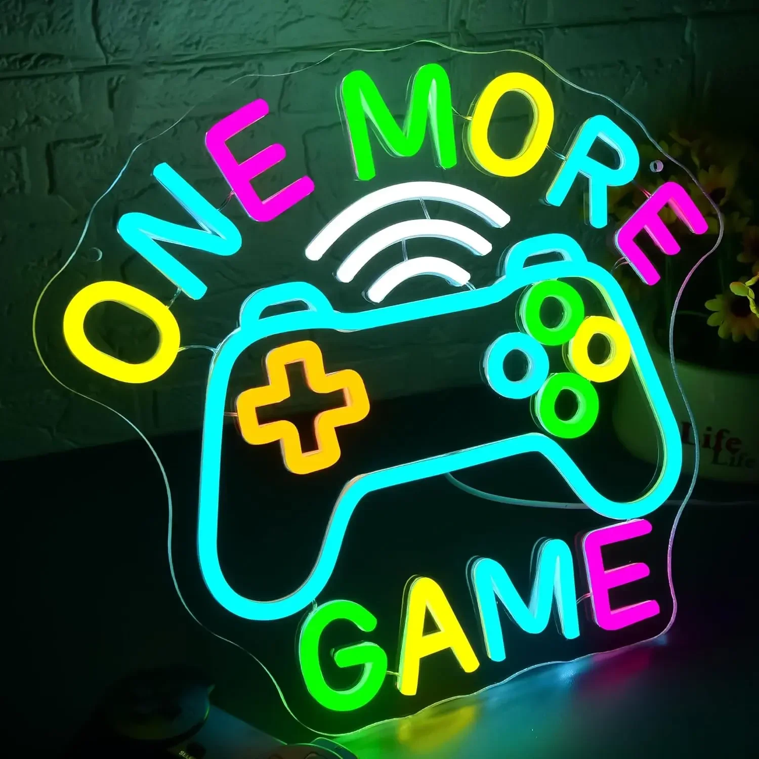 Enseigne néon One More Game, m - Lighting Decor And More avis et prix
