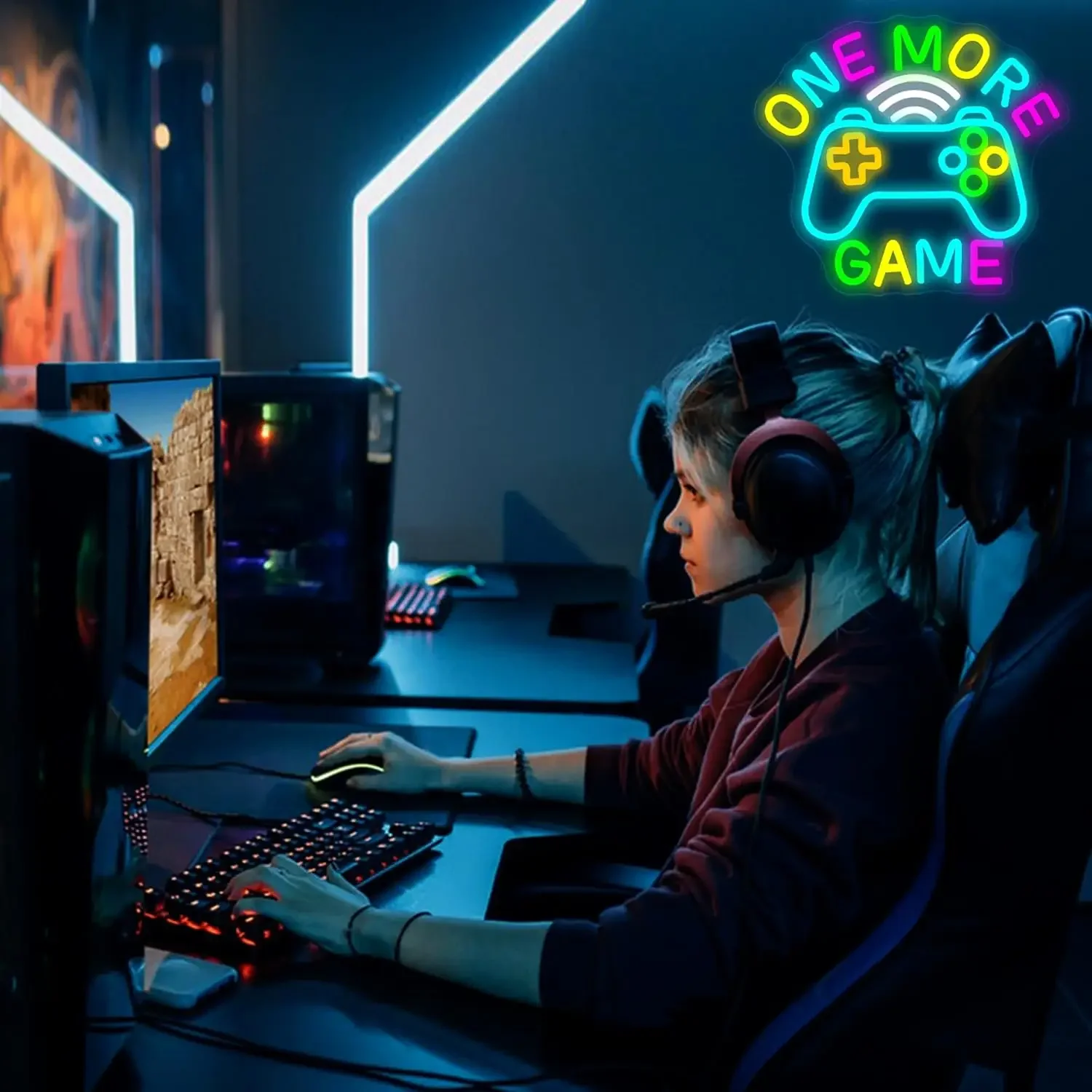 Enseigne néon One More Game, m - Lighting Decor And More avis et prix