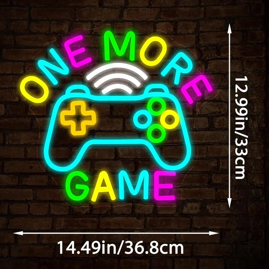 Enseigne néon One More Game, m - Lighting Decor And More avis et prix