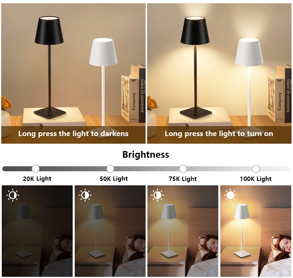 Lampe de bureau LED rechargeab - Room Lighting Bedroom Decor avis et prix