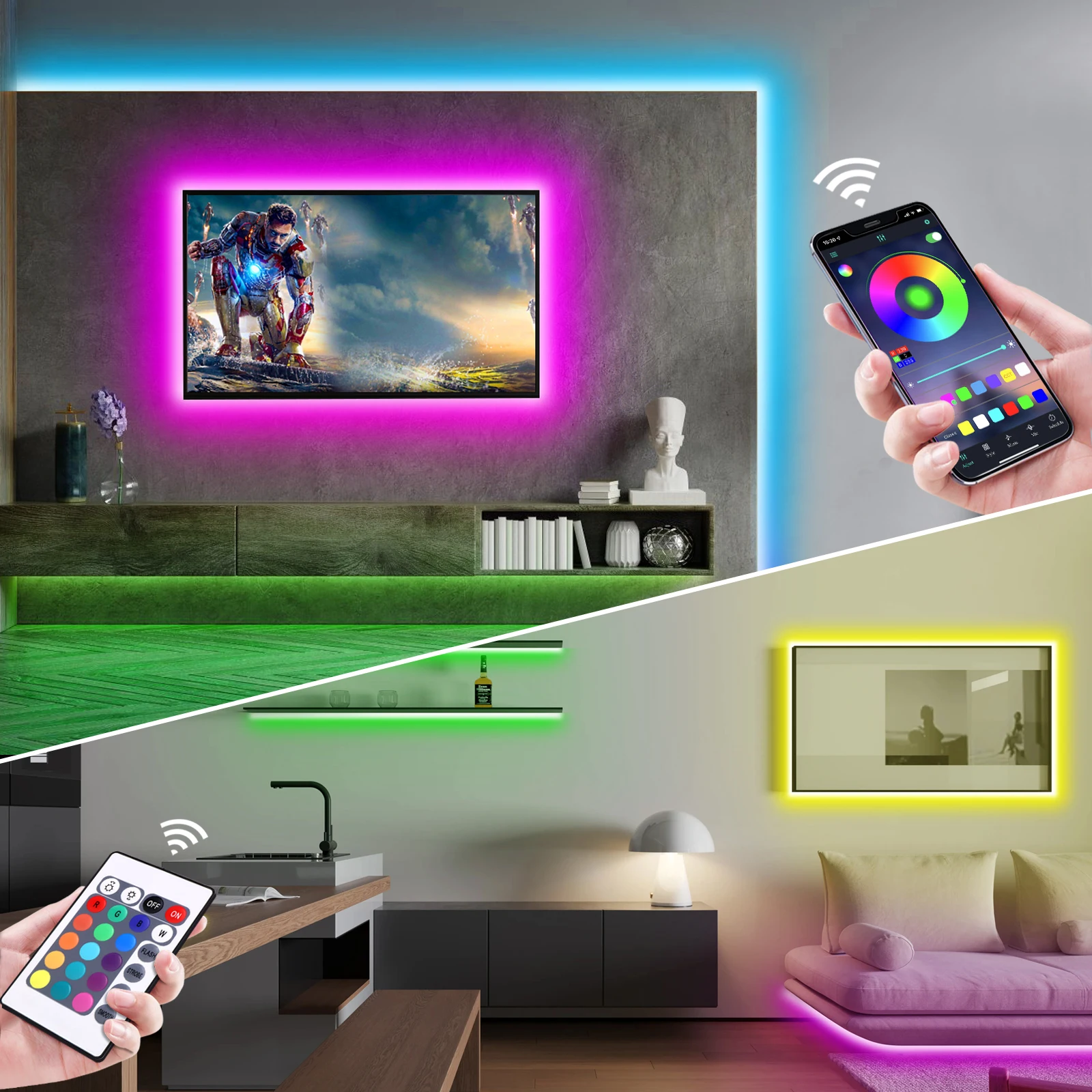 Bande lumineuse LED néon RGB,  - Lighting Decoration For Home avis et prix